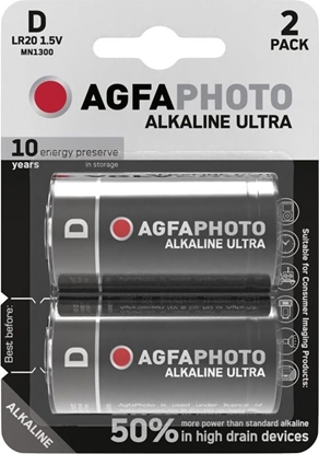 Picture of Agfa Photo AgfaPhoto Batterie Alkaline Ultra -D   LR20 Mono        2St.