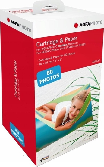 Picture of AgfaPhoto Papier do Realipix Moments AgfaPhoto 10x15 / 80szt. / AMOC80