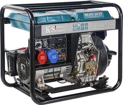 Attēls no Agregat Knner & Shnen KNNER & SHNEN AGREGAT/GENERATOR PRDOTWÓRCZY DIESEL 7,0kW 230/400V KS 9100HDE-1/3 ATSR