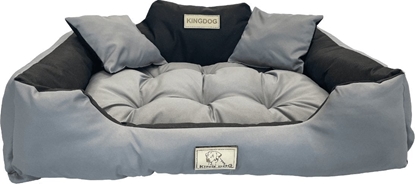 Attēls no AIO FACTORY Legowisko Imi Pupila KingDog 75x65 Ciemnoszare