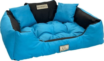 Picture of AIO FACTORY Legowisko personalizowane KINGDOG 75x65 niebieskie