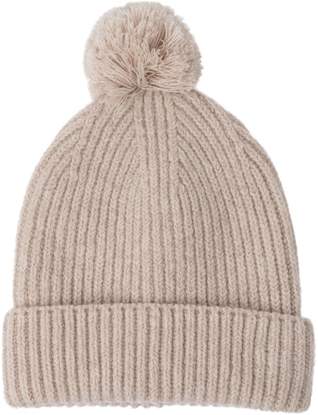 Picture of Akcija! Lodger Hatter Folklore merino vilnas cepure  Beige  3-6m HTM 630_3-6