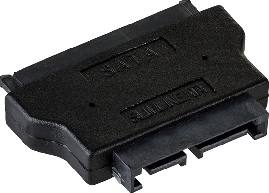 Изображение Akyga SATA - SATA Slimline, Czarny (AK-CA-53)