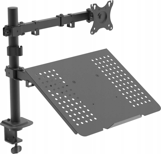 Picture of Akyga Uchwyt biurkowy do monitora i laptopa Akyga AK-MB-04 regulowane rami 10kg VESA 75x75mm / 100x100mm 15-32"