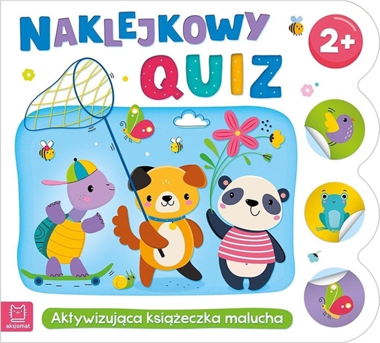 Изображение Aksjomat Naklejkowy quiz 2+ Aktywizujca ksieczka malucha