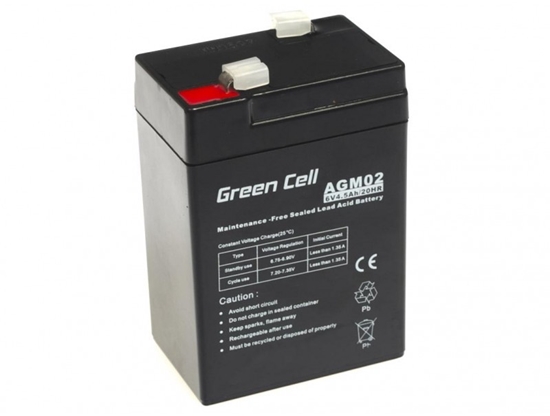Picture of Green Cell Akumulator 6V/4.5Ah (AGM02)