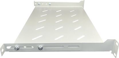 Attēls no Alantec Póka staa 19" 1U gb. 280mm, szara, 2 punkty mocowania (SA-P-19-1U-280-2-S-01)