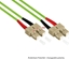 Picture of Alcasa Alcasa LW-802SC5 kabel InfiniBand / wiatowodowy 2 m SC Zielony