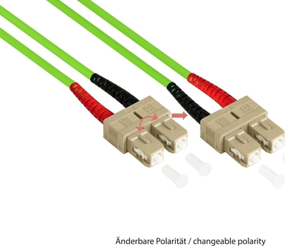 Attēls no Alcasa Alcasa LW-805SC5 kabel InfiniBand / wiatowodowy 5 m SC Zielony