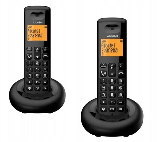 Изображение ALCATEL E260 DUO BLACK - TELEFON DECT