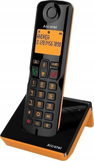 Picture of ALCATEL S280 BLACK/ORANGE - TELEFON DECT