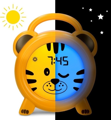 Picture of Alecto Lampka nocna z budzikiem, trener snu Alecto BC100TIGER