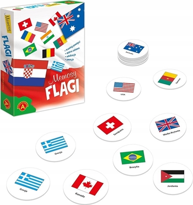 Picture of Alexander Gra edukcyjna - memosy Flagi (26993)