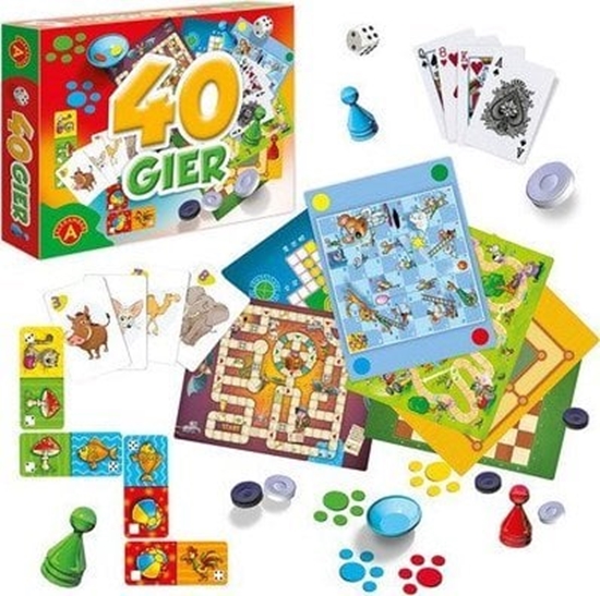 Picture of Alexander Gra Zestaw 40 gier, Gry Rodzinne