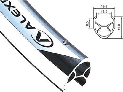 Picture of Alexrims Obrcz szosa R450 700x36otw. bok CNC biaa (ALX-R45036B)