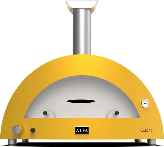 Picture of Alfa Forni Moderno 5 Pizze Wood Yellow