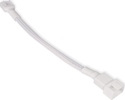Изображение Alphacool Alphacool Lüfterkabel 4-Pin auf 4-Pin Verlängerung 15cm - weiß