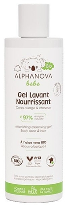 Attēls no Alphanova Odywczy el myjcy do ciaa, twarzy i wosów dla niemowlt Bebe Bio 200ml