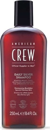 Attēls no American Crew American Crew Daily Silver Shampoo - Szampon do wosów siwych, 250ml