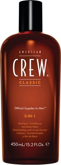 Picture of American Crew AMERICAN CREW_3in1 Shampoo Conditioner And Body Wash szmpon odywka i el do kpieli 250ml