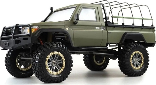 Изображение Amewi Model Samochodu Rc Amxrock Rcx8Bs Scale Crawler Pick Up 1:8 Rtr Mattgrn Szczotkowy 2 4 Ghz