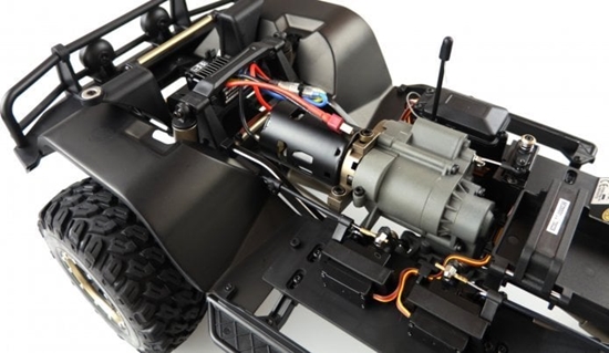 Picture of Amewi Model Samochodu Rc Amxrock Rcx8Ps Scale Crawler Pick Up 1:8 Rtr Mattgrn Szczotkowy 2 4 Ghz