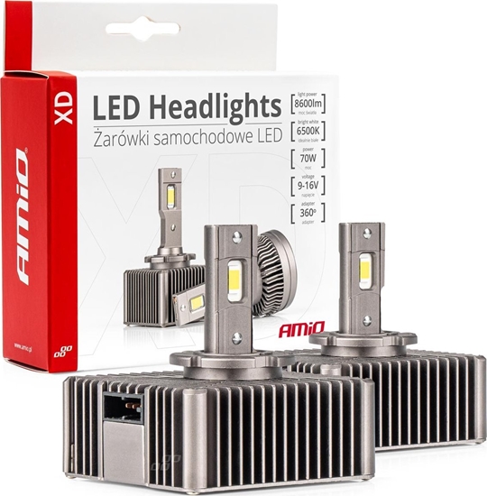Picture of AMiO arówki arniki led seria xd d5s 6500k canbus amio-03314