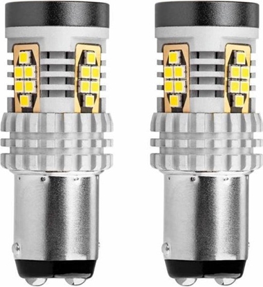 Attēls no AMiO arówki led canbus 3020 24smd 1157 bay15d p21/5w white