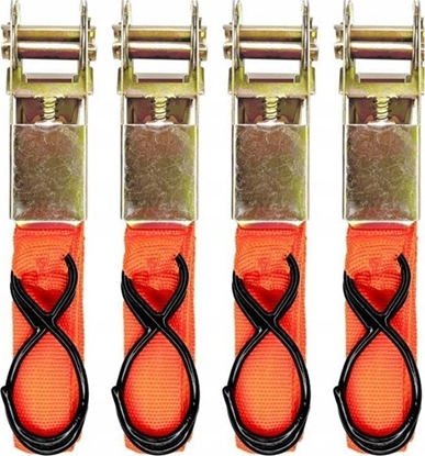 Attēls no AMiO Pasy transportowe z napinaczem - zestaw 700kg 25mm 4,5m 4 szt. belt-03