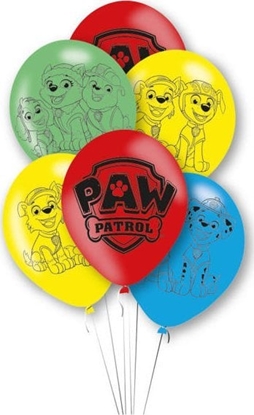 Picture of AMSCAN 6 Balonów lateksowych Psi Patrol PAW PATROL 2022 27,5cm / 11" 6szt 9914242