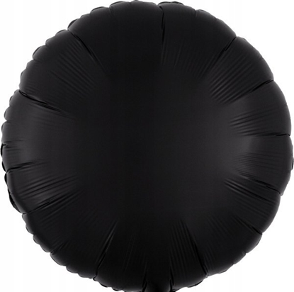 Изображение AMSCAN Balon foliowy Lustre Black okr±gy 43cm