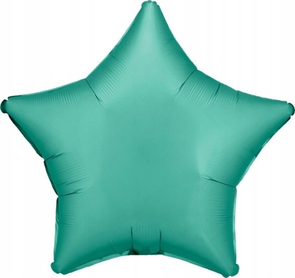 Attēls no AMSCAN Balon foliowy Lustre Jade Green gwiazda 48cm luzem 9914106-92