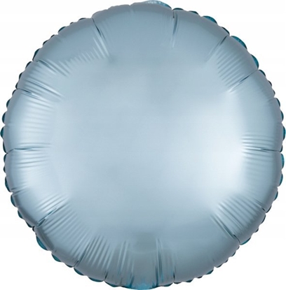 Attēls no AMSCAN Balon foliowy Lustre Pastel niebieski okrgy 43cm 9914116