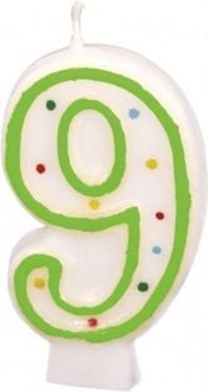 Picture of AMSCAN wieczka Cyferka W Kropki Nr 9 (GXP-613064)