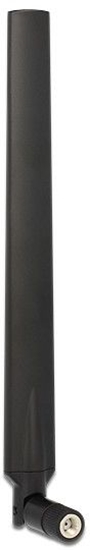 Picture of Delock WLAN 802.11 ac/a/h/b/g/n Antenna RP-SMA plug 5 - 7 dBi omnidirectional with tilt joint black