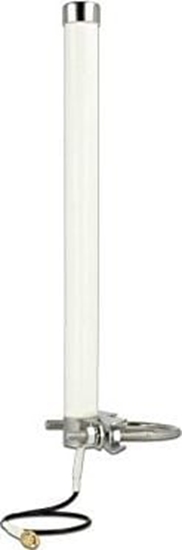 Picture of Delock LTE Antenna SMA plug 2 - 6,5 dBi 27 cm omnidirectional fixed pole mount white outdoor