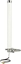 Picture of Delock LTE Antenna SMA plug 2 - 6,5 dBi 27 cm omnidirectional fixed pole mount white outdoor