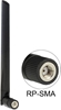 Picture of Delock WLAN 802.11 ac/a/h/b/g/n Antenna RP-SMA plug 3 - 5 dBi omnidirectional with tilt joint black