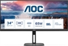 Picture of AOC V5 U34V5C/BK computer monitor 86.4 cm (34") 3440 x 1440 pixels UltraWide Quad HD LCD Black