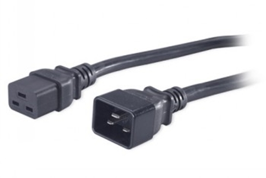 Изображение APC AP9877 power cable Black 1.98 m C19 coupler C20 coupler