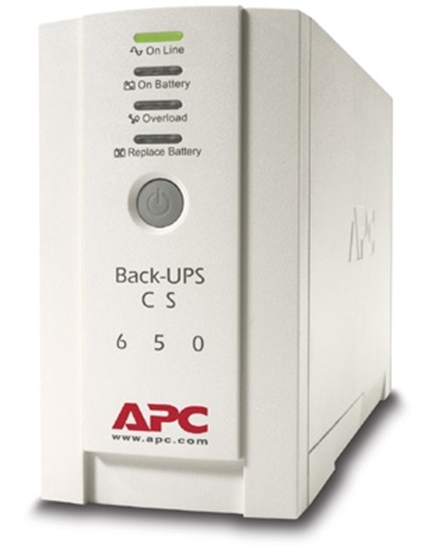 Picture of APC Back-UPS uninterruptible power supply (UPS) Standby (Offline) 0.65 kVA 400 W 4 AC outlet(s)