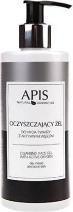 Picture of Apis el do mycia twarzy oczyszczajcy z aktywnym wglem 300 ml