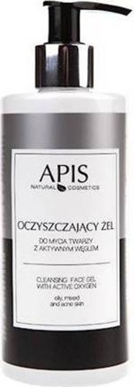 Picture of Apis el do mycia twarzy oczyszczajcy z aktywnym wglem 300 ml