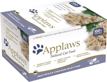 Attēls no Applaws KOT MISECZKA 8x60g MULTIPAK KURA
