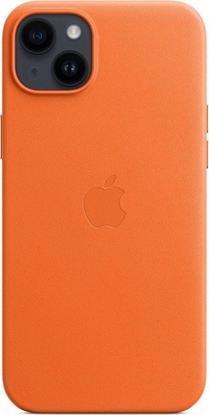 Изображение Apple APPLE iPhone 14 Plus Leather Case with MagSafe - Orange