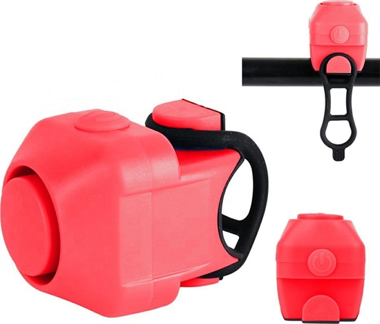 Picture of Apte AG496C DZWONEK ROWEROWY ELEKTRYCZNY RED