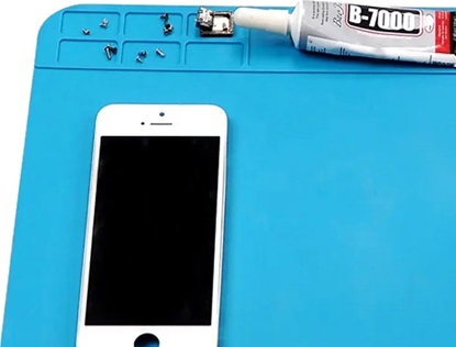 Picture of Aptel Silikonowa MATA Serwisowa Antystatyczna 30x20cm niebieska NZ24