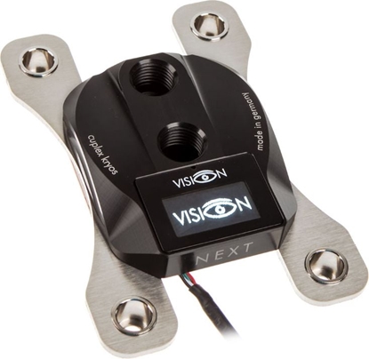 Изображение Aqua Computer Blok wodny kryos NEXT z VISION, AM4, Acetal Nikiel (21714)