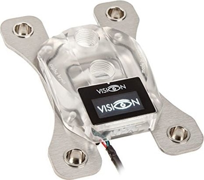 Изображение Aqua Computer Next Vision AM4 Acryl/Nickel (21716)