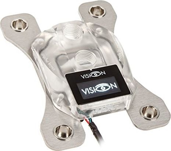 Изображение Aqua Computer Next Vision AM4 Acryl/Nickel (21716)